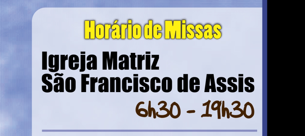 Missa 12/10/2020 - 19h30 - Nossa Senhora Aparecida