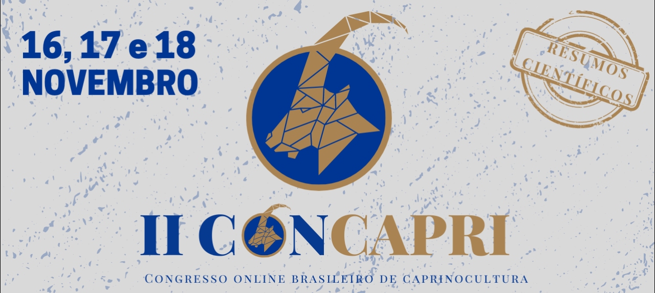II Congresso Online Brasileiro de Caprinocultura - CONCAPRI