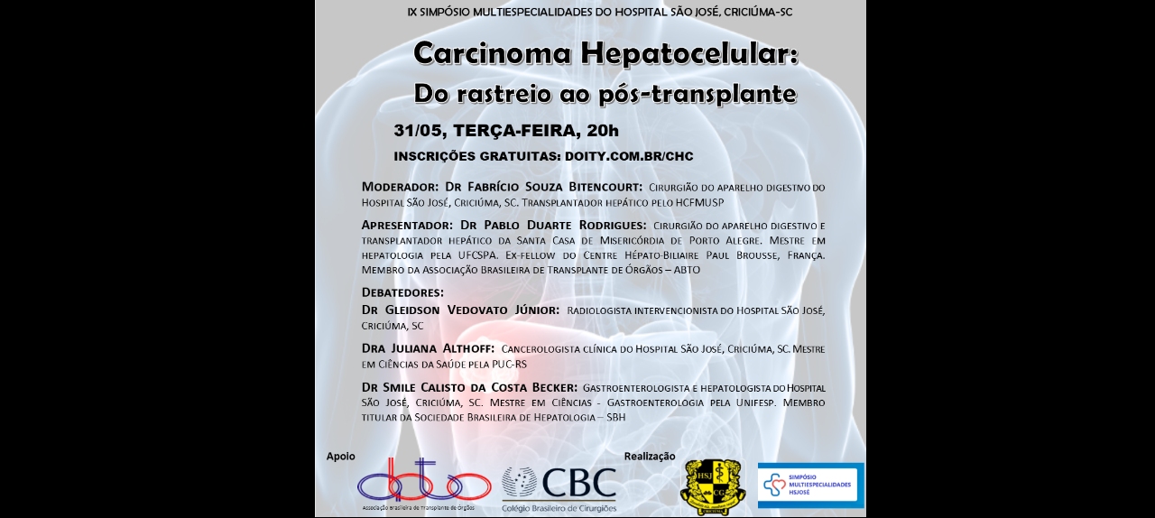 Carcinoma Hepatocelular: do rastreio ao pós-transplante