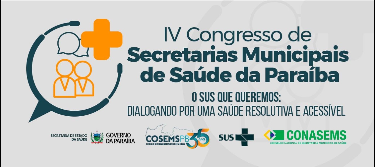 IV Congresso de Secretarias Municipais de Saúde da Paraíba