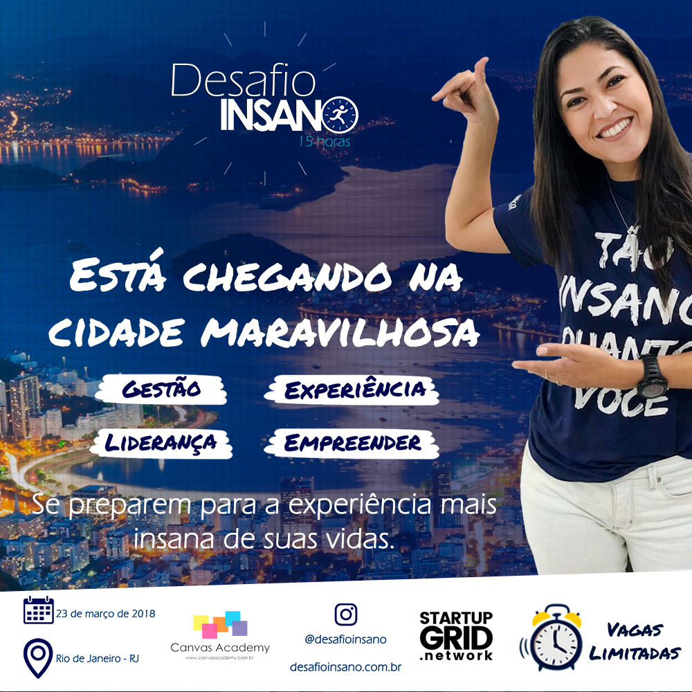 Desafio Insano 15 horas - Rio de Janeiro