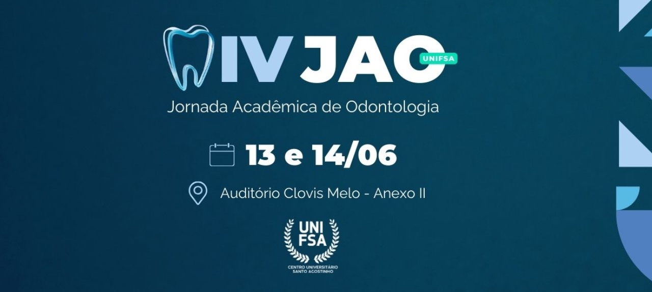 IV Jornada de Odontologia do UNIFSA