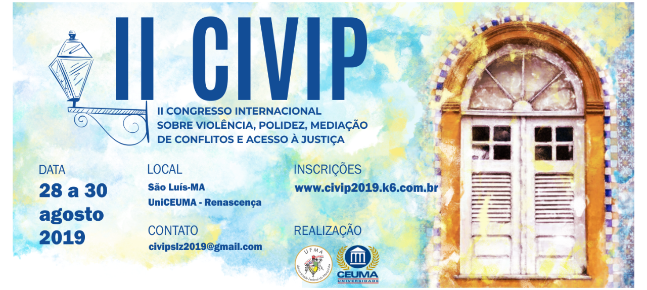 II Congresso Internacional sobre Violência, Polidez, Mediação de Conflitos e Acesso à Justiça