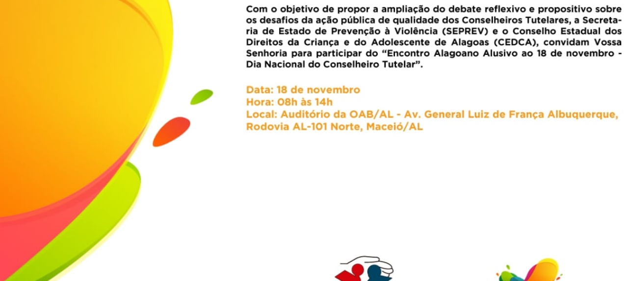 Encontro Alagoano Alusivo ao 18 de novembro - Dia Nacional do Conselheiro Tutelar