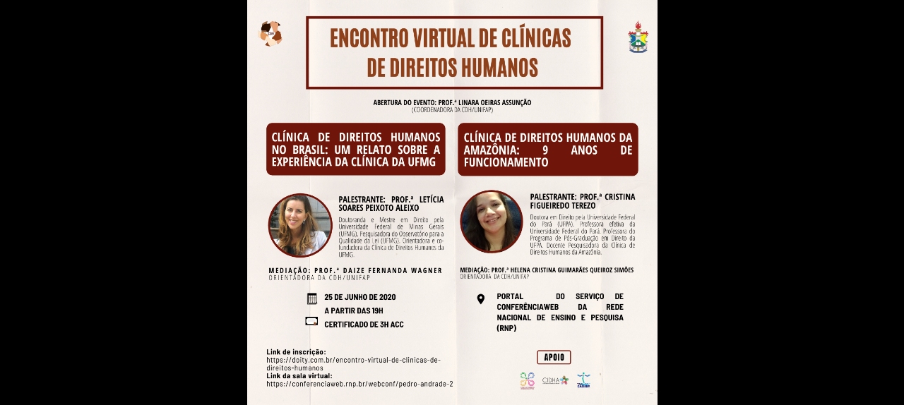 Encontro Virtual de Clínicas de Direitos Humanos