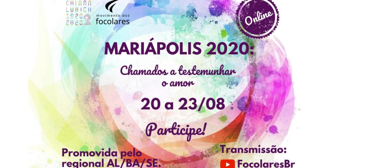 MARIÁPOLIS  2020   Chamados a Testemunhar o Amor