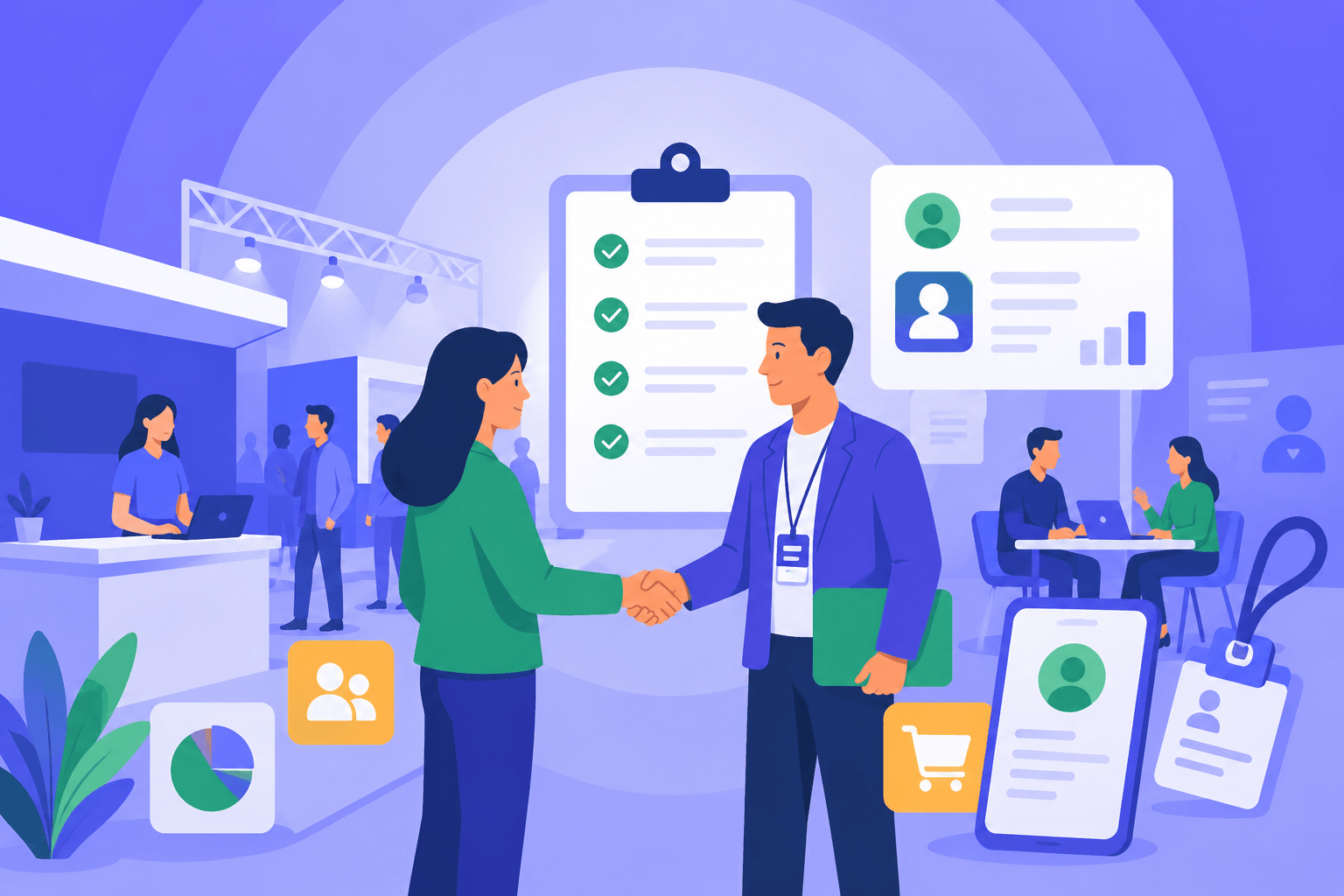 gestão de expositores e patrocinadores