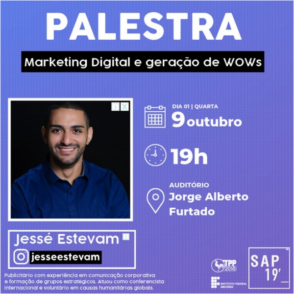 Abertura SAP 2019 - Marketing Digital e geração de WOWs
