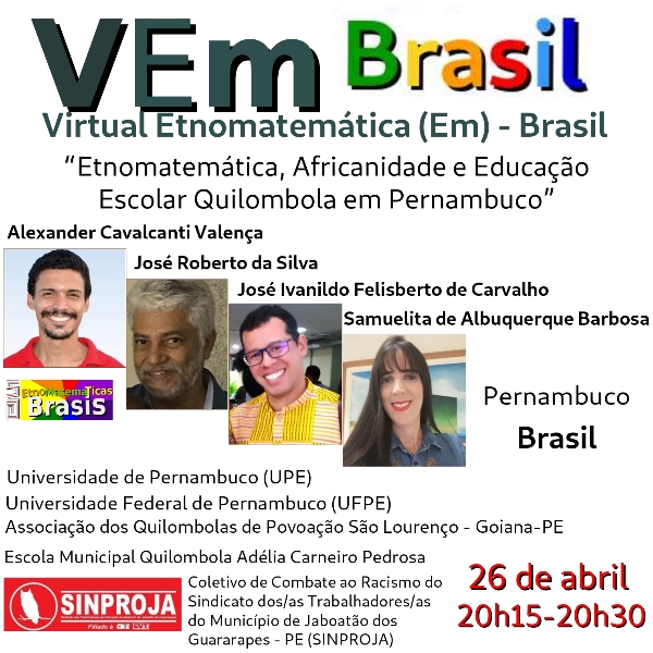 "Etnomatemática, Africanidade e Educação Escolar Quilombola em Pernambuco" 