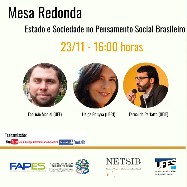 Mesa Redonda Política e Sociedade no Pensamento Social Brasileiro