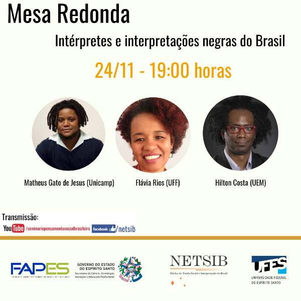 Mesa Redonda Interpretações Negras do Brasil
