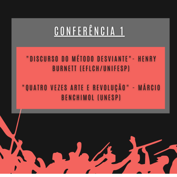 CONFERÊNCIA 1 - HENRY BURNETT (EFLCH/UNIFESP) E MÁRCIO BENCHIMOL (UNESP)