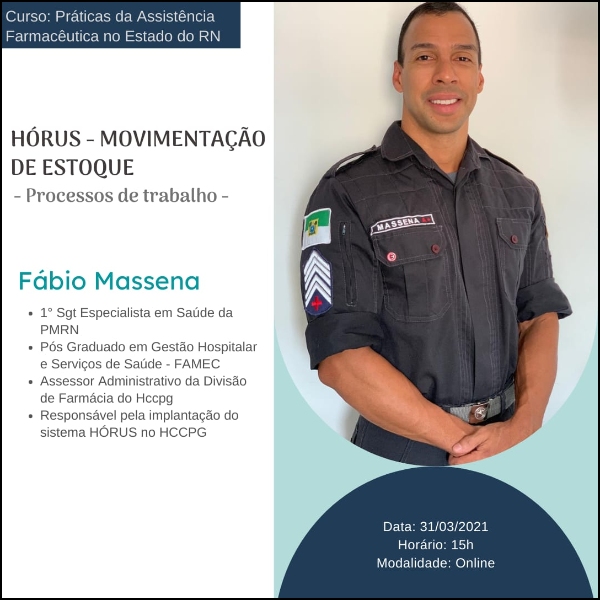 "HÓRUS MOVIMENTAÇÃO DE ESTOQUE: PROCESSOS DE TRABALHO"