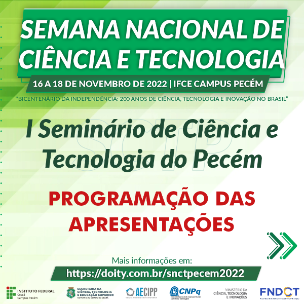 Seminário de Ciência e Tecnologia do Pecém (SCTP)