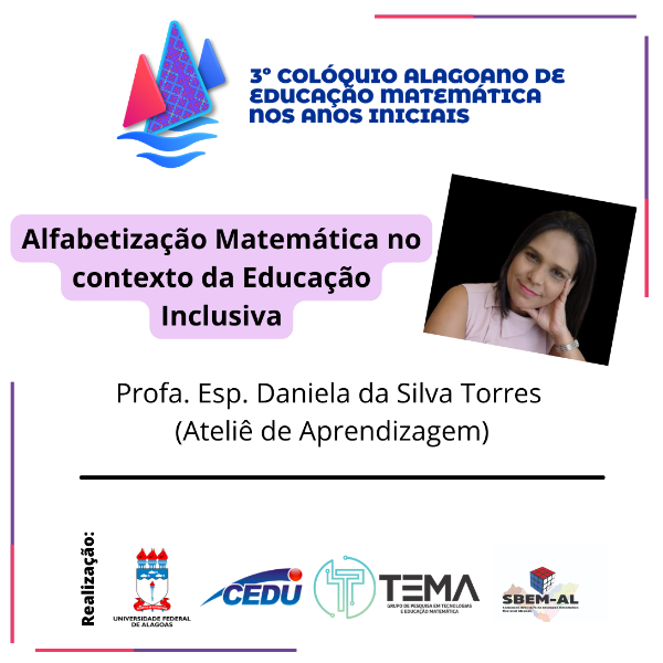 Conferência 3: Alfabetização Matemática no contexto da Educação Inclusiva 