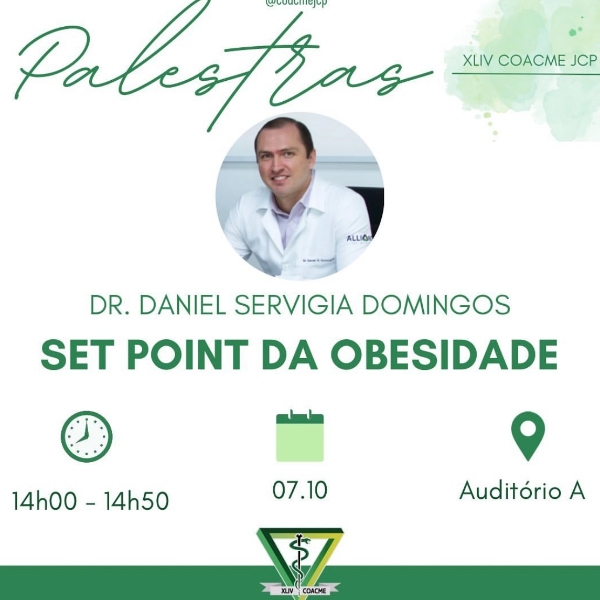Set point da obesidade - Dr. Daniel Servigia Domingos