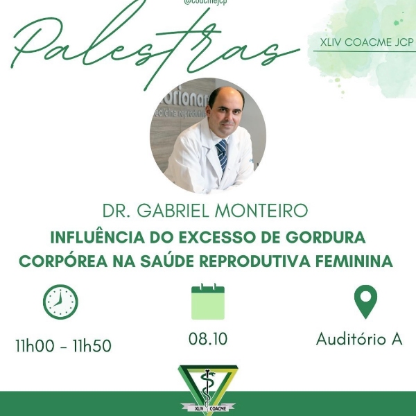 Influência do excesso de gordura corpórea na saúde reprodutiva feminina - Dr. Gabriel Monteiro