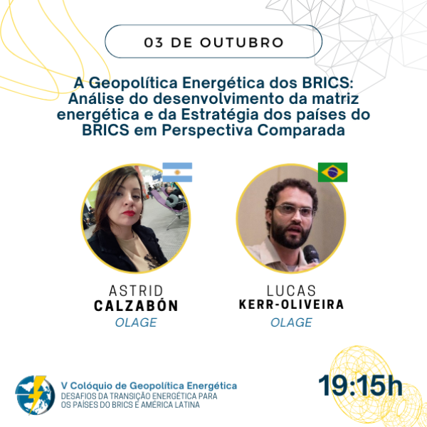 A Geopolítica Energética dos BRICS: Análise do Desenvolvimento da Matriz Energética e da Estratégia dos Países do BRICS em Perspectiva Comparada  