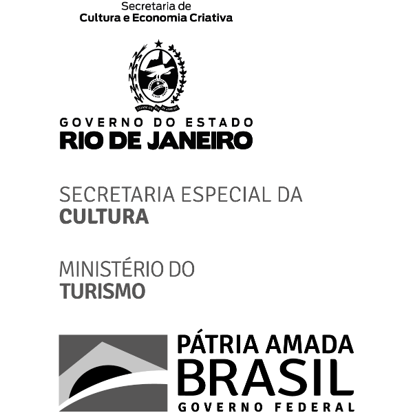 Governo Federal, Governo do Estado do Rio de Janeiro, Secretaria de Estado de Cultura e Economia Criativa do Rio de Janeiro,