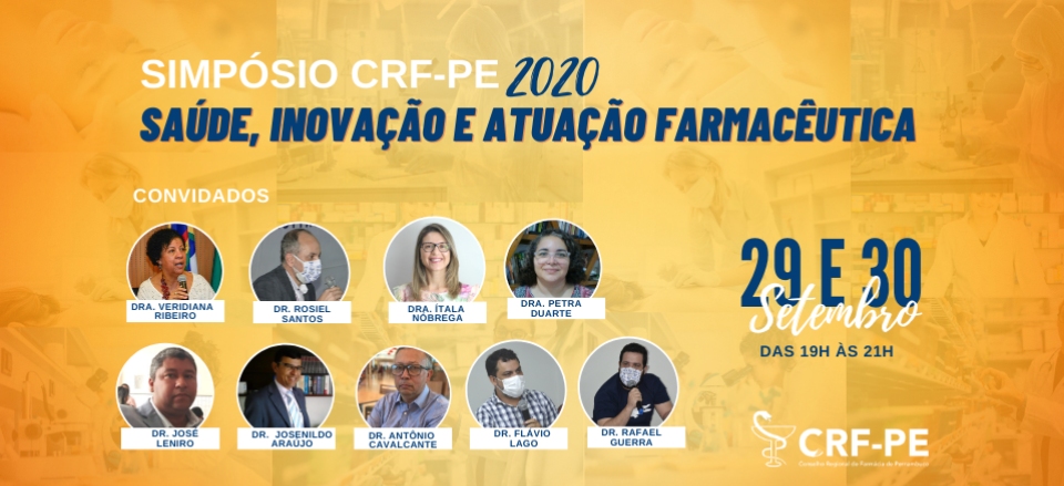 SIMPÓSIO CRF-PE 2020 - Saúde, Inovação e Atuação Farmacêutica