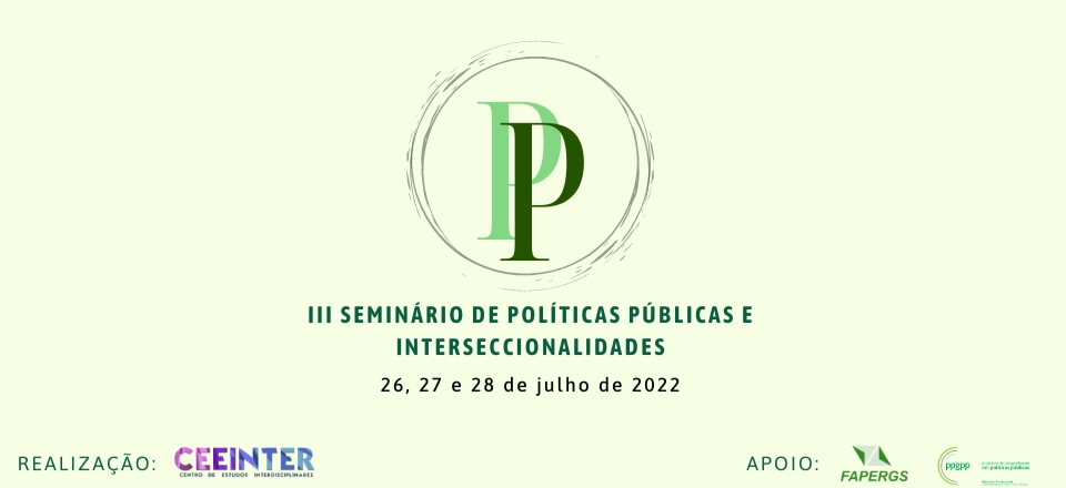 III Seminário de Políticas Públicas e Interseccionalidades