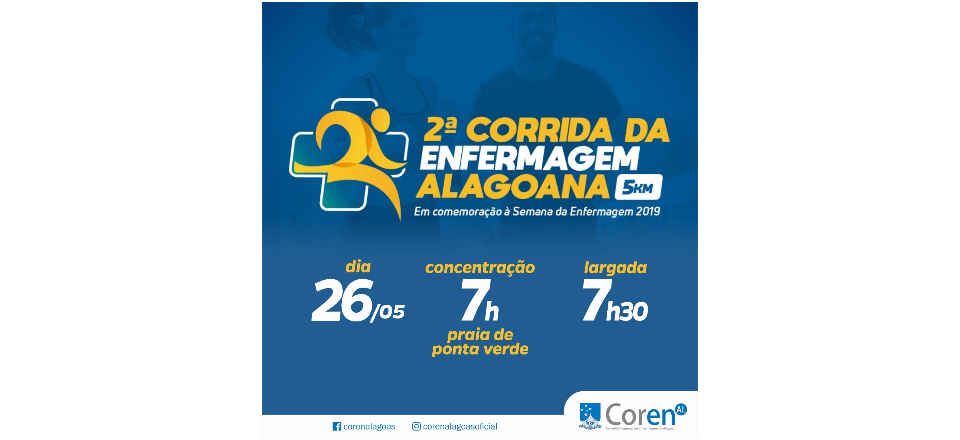 2ª CORRIDA DA ENFERMAGEM ALAGOANA - 5KM