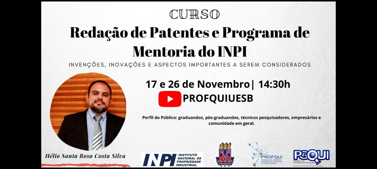 Redação de Patentes e Programa de Mentoria do INPI