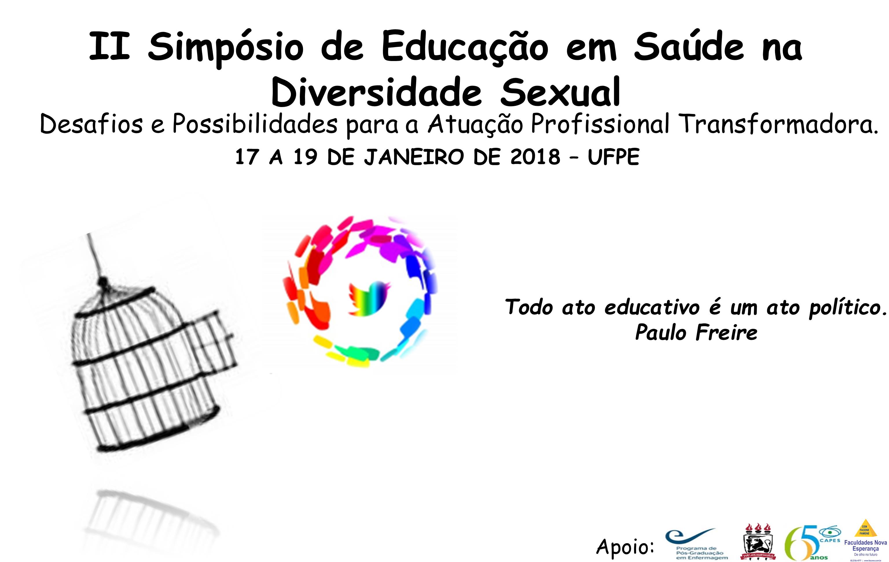 II Simpósio de Educação em Saúde na Diversidade Sexual