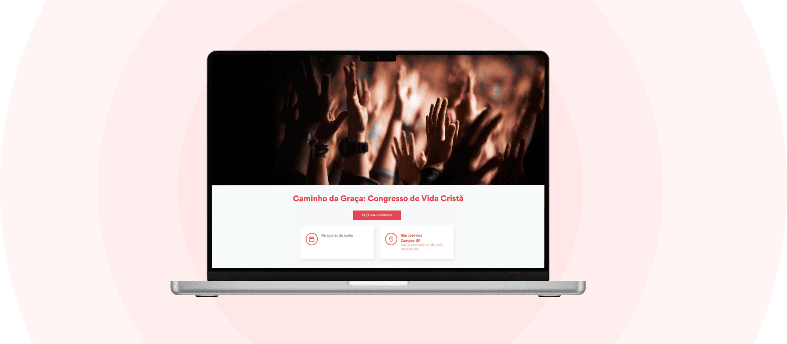 Site do evento religioso